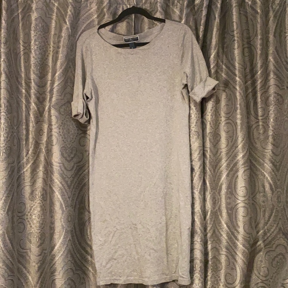 Grey 3/4 sleeve dress